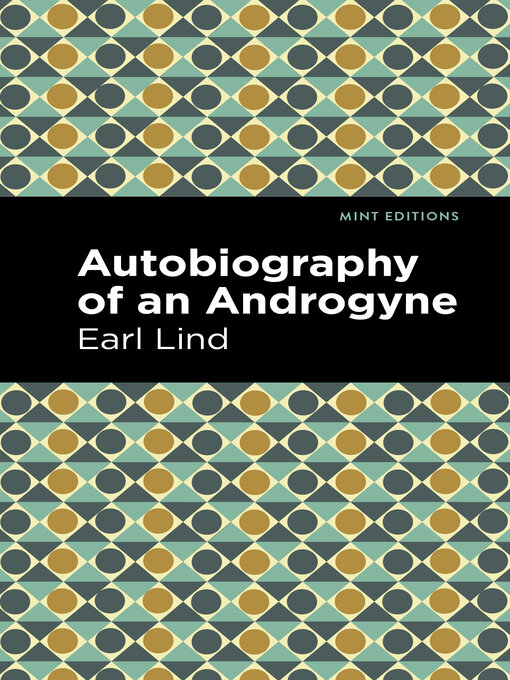Title details for Autobiography of an Androgyne by Earl Lind - Wait list